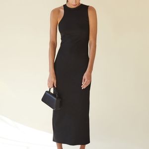 Marcella Marcellamoda Daya black dress XL